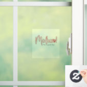 Mediocre! transparent window cling ウィンドウサイン (ホーム)