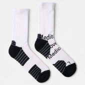 MeditatiCustom高性能アスレティッククルーソックス ソックス (右)