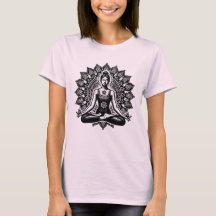 Meditating Girl Yoga Pose Spiritual Wellness Calm 
