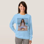 MEDITATION - ヨガ - ウェルネス - カルペディエム Tシャツ (正面フル)