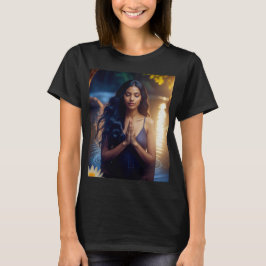 MEDITATION - ヨガ - ウェルネス - 今を生きる Tシャツ