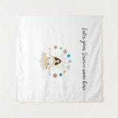 Meditation art タペストリー (正面(横))