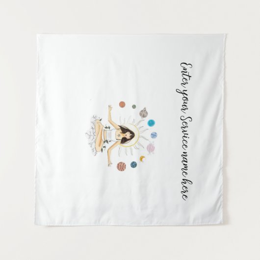 Meditation art タペストリー (正面(横))