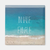 Meditation Breath Beautiful Beach Spring 2023 マグネット (正面)