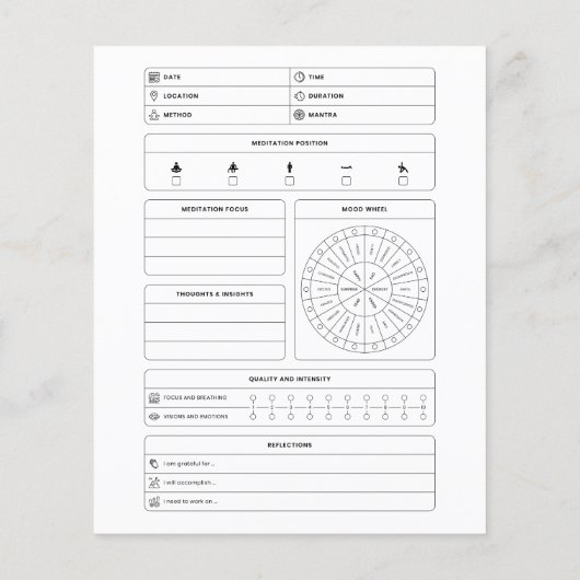 meditation diary (裏面)