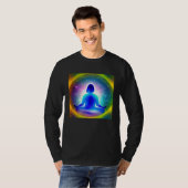 Meditation Enlightment Spiritual Yoga Transcendent Tシャツ (正面フル)