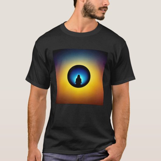 Meditation Enlightment Spiritual Yoga Transcendent Tシャツ (正面)