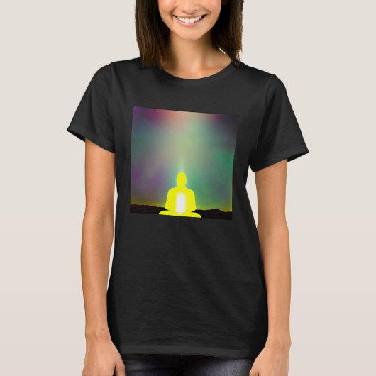 Meditation Enlightment Spiritual Yoga Transcendent Tシャツ (正面)
