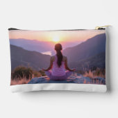 Meditation - Inner Balance - Yoga アクセサリーポーチ (裏面)
