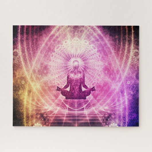 Meditation Law of Attraction Chakra ジグソーパズル (横)