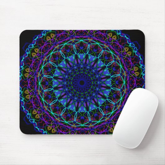 Meditation Mandala Mousepad Large マウスパッド (マウス)