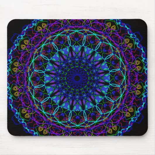 Meditation Mandala Mousepad Large マウスパッド (正面)