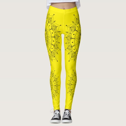 Meditation - Mandala Symbol  レギンス (正面)