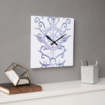 Meditation Wall Clock スクエア壁時計<br><div class="desc">Meditation Wall Piece</div>