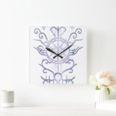 Meditation Wall Clock スクエア壁時計 (ホーム)