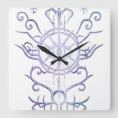 Meditation Wall Clock スクエア壁時計 (正面)