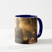 MEDITATION - YOGA - CARPE DIEM マグカップ (正面右)