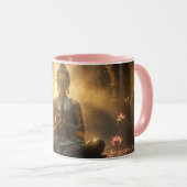 MEDITATION - YOGA - CARPE DIEM マグカップ (正面右)