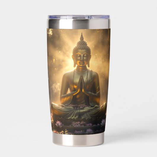 MEDITATION - YOGA - CARPE DIEM 保温保冷タンブラー (正面)