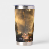 MEDITATION - YOGA - CARPE DIEM 保温保冷タンブラー (右面)