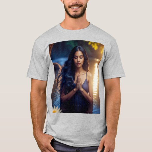 MEDITATION - YOGA - WELLNESS - CARPE DIEM Tシャツ (正面)