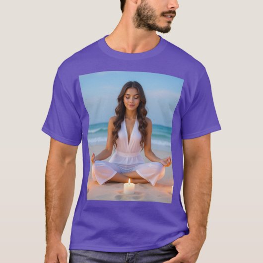 MEDITATION - YOGA - WELLNESS - CARPE DIEM Tシャツ (正面)
