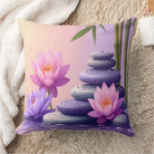 Meditation Yoga Wellness Mandala Bamboo Coffee Cup クッション (ブランケット)