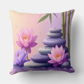 Meditation Yoga Wellness Mandala Bamboo Coffee Cup クッション (裏面)