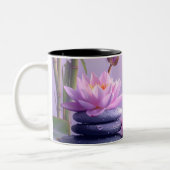 Meditation Yoga Wellness Mandala Bamboo Coffee Cup ツートーンマグカップ (左)