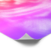 *~* Meditation Zen Buddha Meditate Floral Bold ポスター (角)