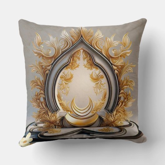 "Meditative Calm State" クッション (裏面)