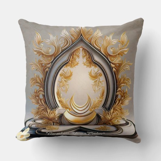 "Meditative Calm State" クッション (正面)