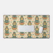 Meditative Fruit Warrior Japanese  デスクマット (キーボード&マウス)