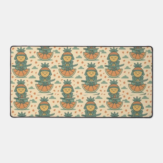 Meditative Fruit Warrior Japanese  デスクマット (正面)