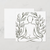 Meditative Harmony / Harmonia Meditativa 招待状 (正面/裏面)