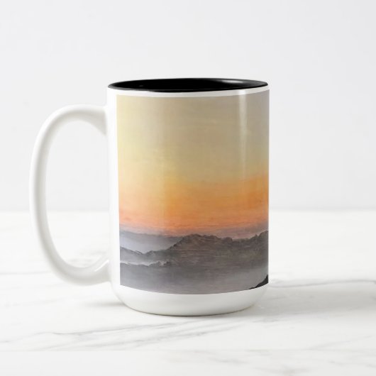 Meditative Morning Mug ツートーンマグカップ (左)