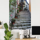 Mediterane Architektur ポスター (ホームオフィス)