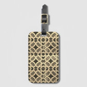 Mediteraneanモザイク荷物タグ ラゲッジタグ (正面縦)