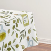 Mediterrane Küche- Oliven und Olivenöl テーブルクロス (インサイチュ)