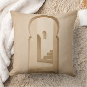 Mediterranean Arch Throw Pillow クッション (ブランケット)