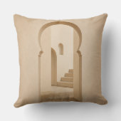 Mediterranean Arch Throw Pillow クッション (裏面)