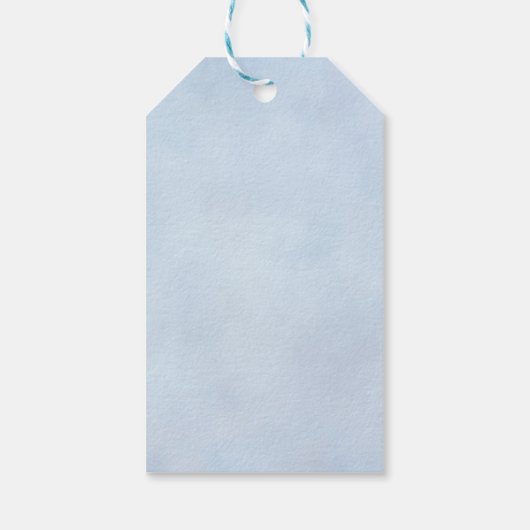 Mediterranean Blue & Lemon Wedding ギフトタグ (裏面)