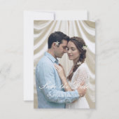 Mediterranean Blue Tile Photo Amalfi Coast Wedding セーブザデート (正面)