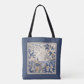 Mediterranean Blue Tote Bag トートバッグ (裏面)