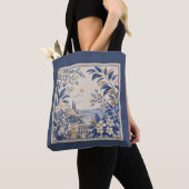 Mediterranean Blue Tote Bag トートバッグ (クローズアップ)
