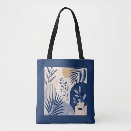Mediterranean Botanical Tote Bag トートバッグ (正面)