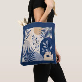 Mediterranean Botanical Tote Bag トートバッグ (クローズアップ)