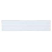 Mediterranean Cabana Stripe Light Coastal Blue ショートテーブルランナー (横)