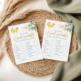 Mediterranean Ciao Lemon Sweetie Scramble Game