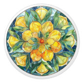 Mediterranean Citrus セラミックノブ (正面)